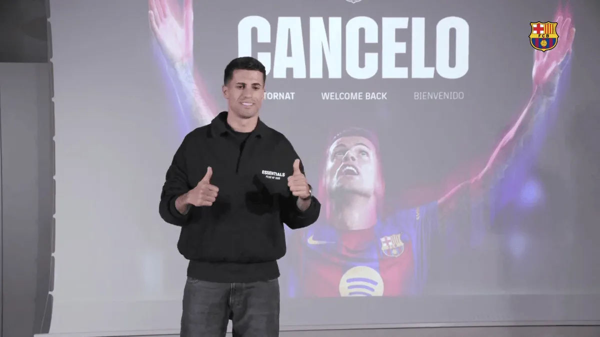 坎塞洛:我来这里帮助球队赢得冠军;在诺坎普踢球可能会哭